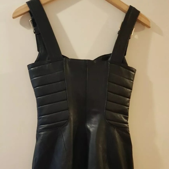 Moschino x HM leather dress - Picture 3 of 7